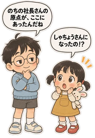ファミコン大図鑑オリジナルキャラクターの掛け合い（オチ）