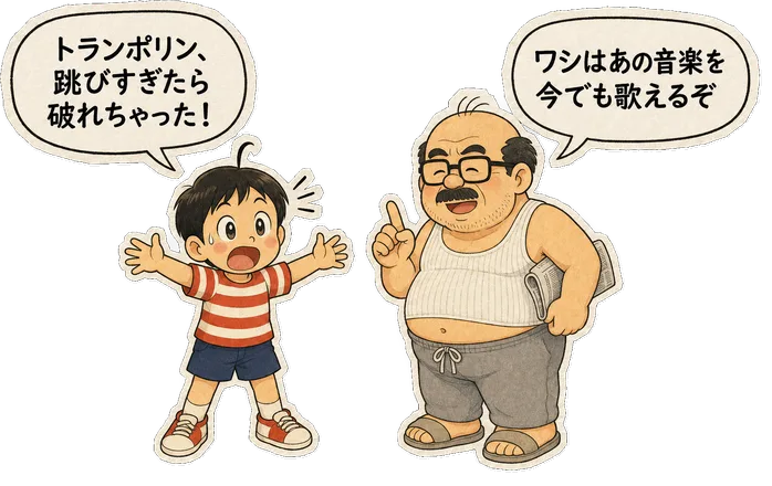 ファミコン大図鑑オリジナルキャラクターの掛け合い