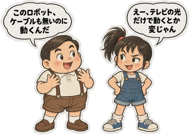 ファミコン大図鑑オリジナルキャラクターの掛け合い