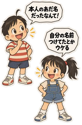 ファミコン大図鑑オリジナルキャラクターの掛け合い（オチ）