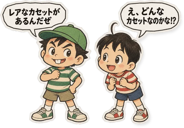 ファミコン大図鑑オリジナルキャラクターの掛け合い