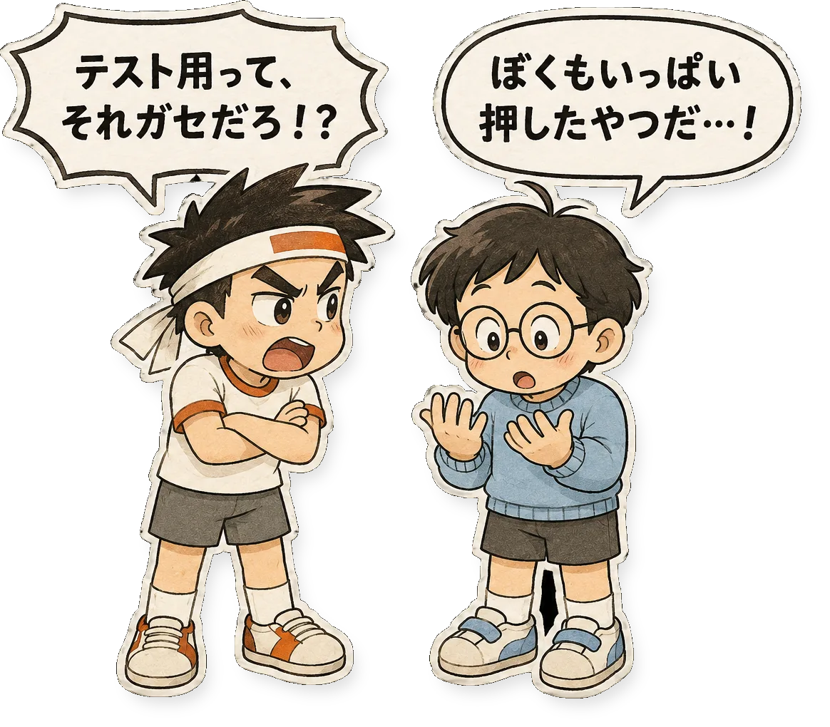 ファミコン大図鑑オリジナルキャラクター博と伸夫の掛け合い